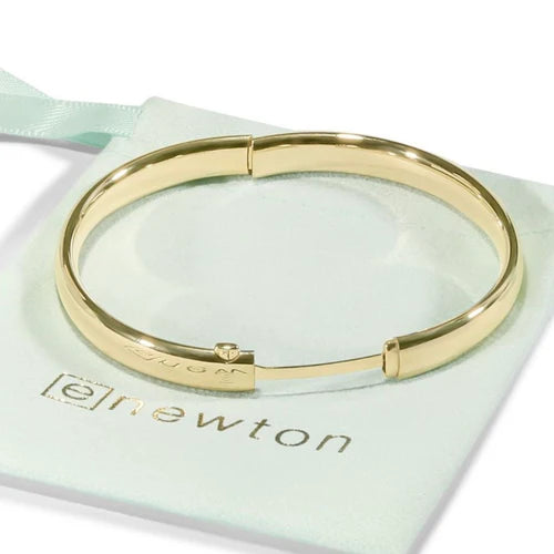 Cherish Gold Bangle Bracelet - Medium