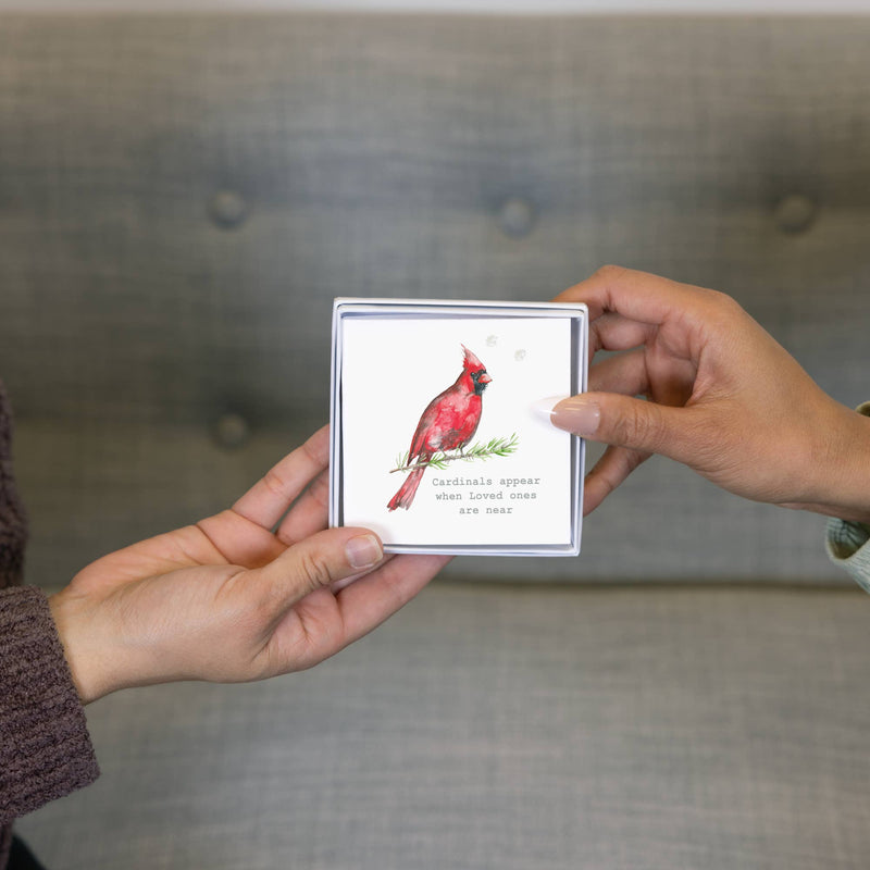 Cardinals Appear - Earring & Card Set