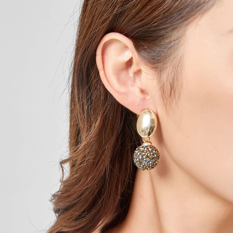 Imane clip earring - Brown