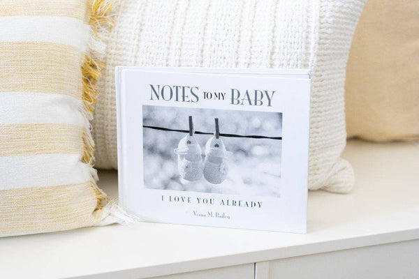 Hardcover book - NOTES TO MY BABY by Vesna Bailey