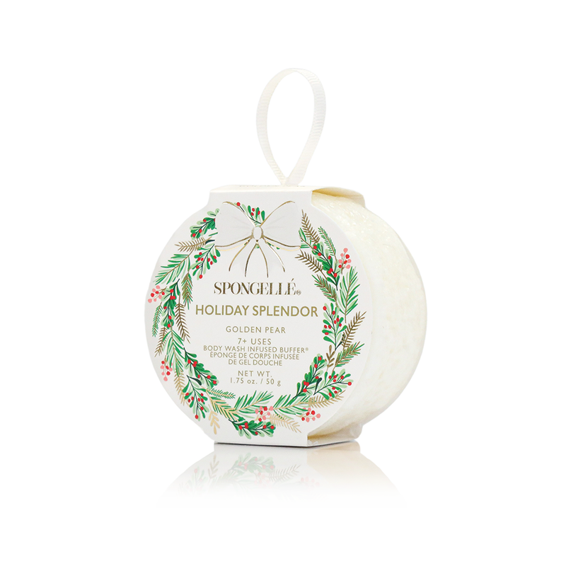 Holiday Wreath Body Wash Infused Buffer