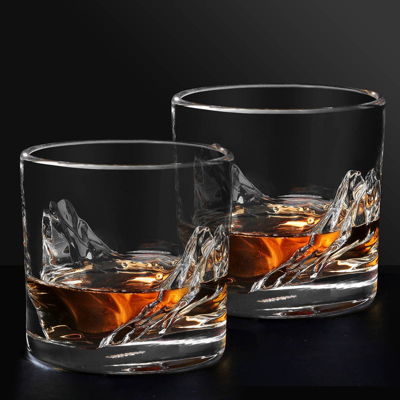 Grand Canyon - 4-Piece Crystal Bourbon Whiskey Glass Set