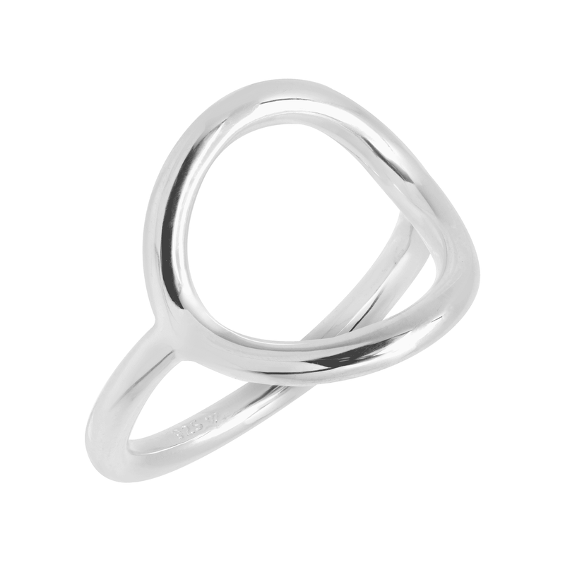 Silpada 'Karma Ring' in Sterling Silver - Size 6