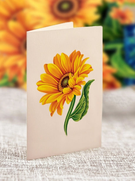 Sunflower Pop Up Greeting Card