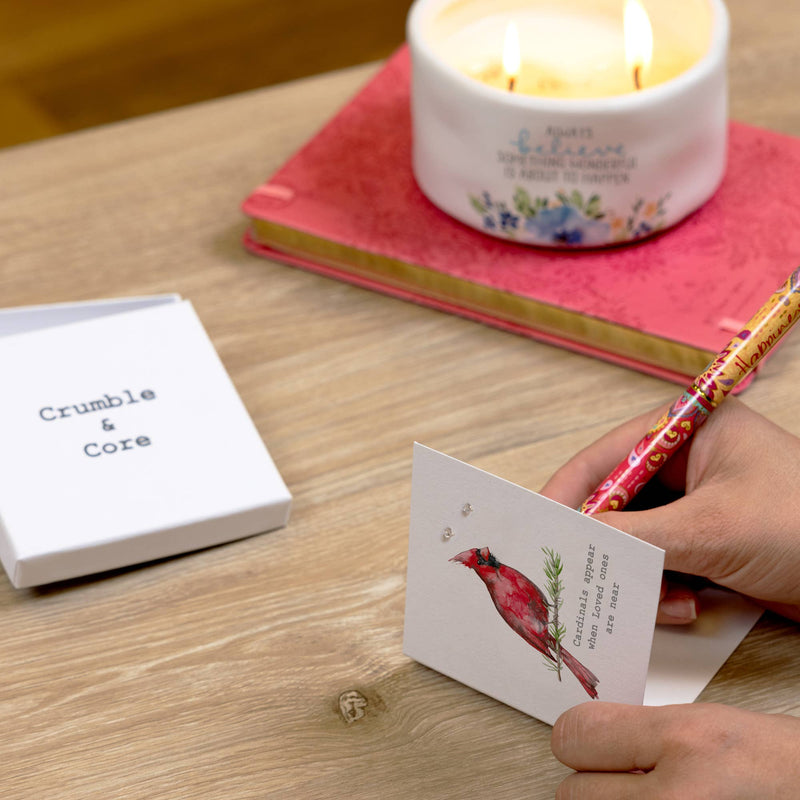 Cardinals Appear - Earring & Card Set