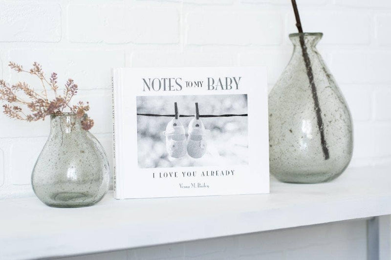 Hardcover book - NOTES TO MY BABY by Vesna Bailey