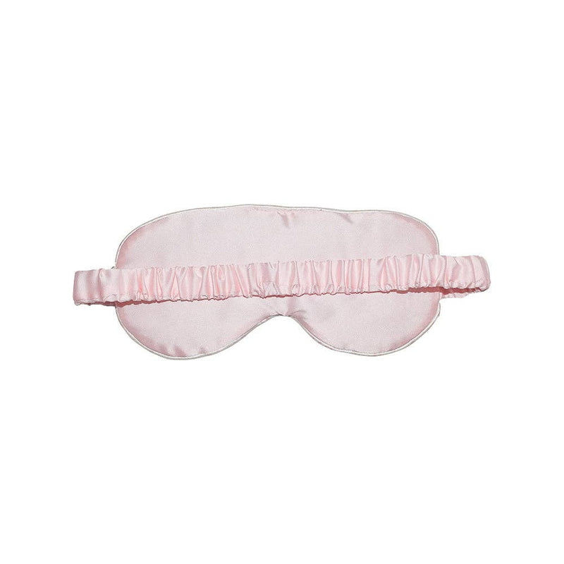 Champagne Satin Eyemask & Blush Satin Pillowcase Gift Set