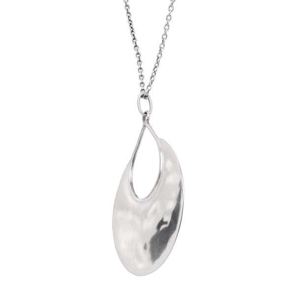 Silpada 'Crescent Drop' Pendant Necklace in Sterling Silver