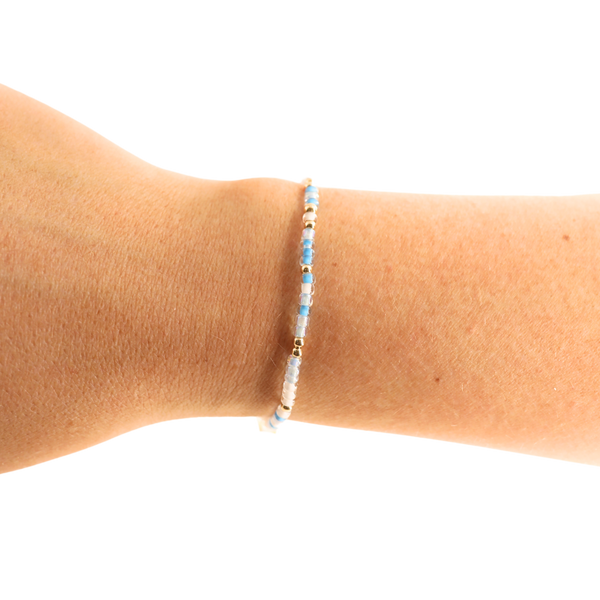 Alpha Delta Pi Sprinkle Bracelet: Petite 6.25 inch