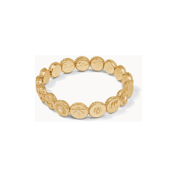 Coin Stretch Bracelet Monarch Gold