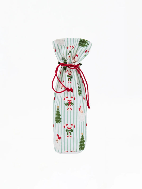 Peppermint Pine Wine Bag