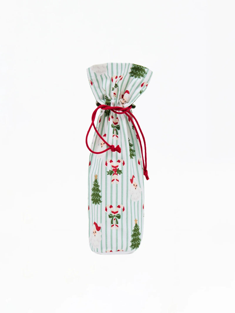Peppermint Pine Wine Bag