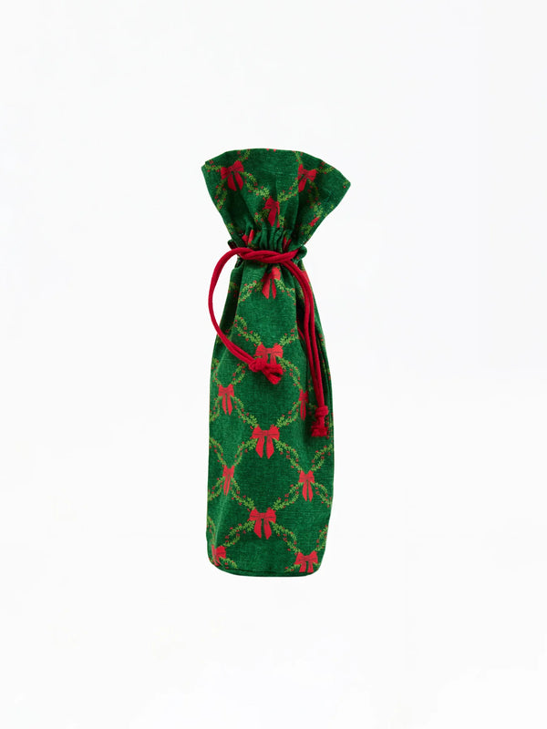 Holiday Trellis Wine Bag