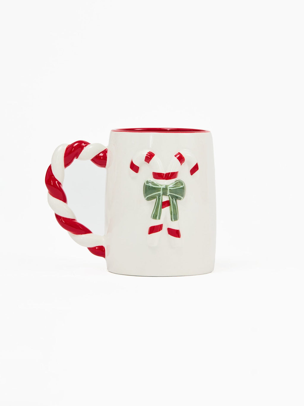 Candy Cane Sculpted Mug - Thumbnail 2