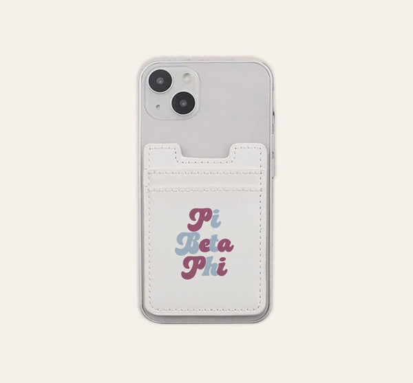 Pi Beta Phi Stick On Phone Wallet