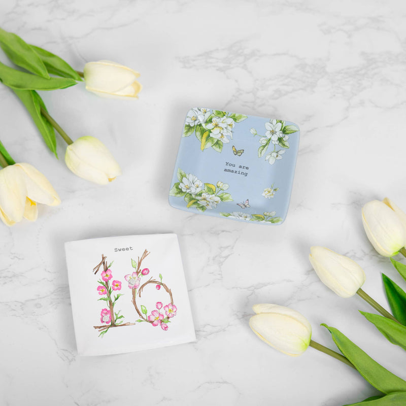 Sweet 16 - 5mm Sterling Silver Cubic Zirconia Stud Earrings