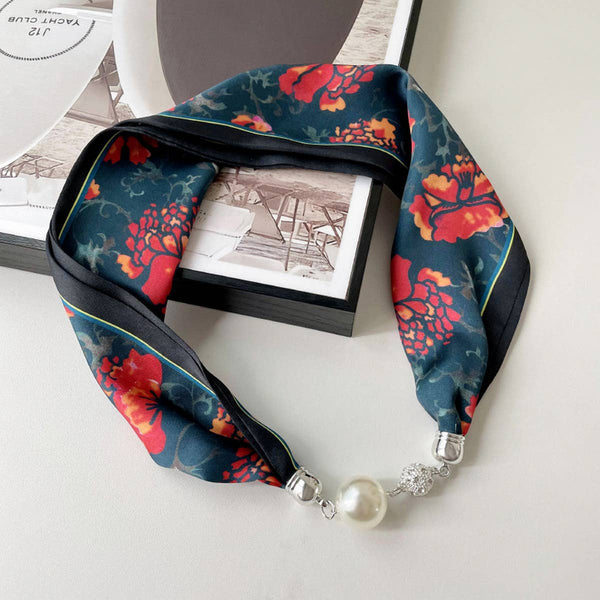 Magnetic Silk Scarf Necklace