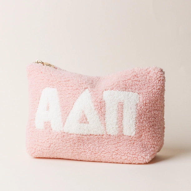 Alpha Delta Pi Blush Teddy Letter Pouch