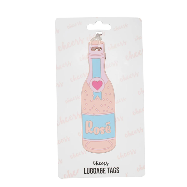 Rose Bottle Silicone Luggage Tag