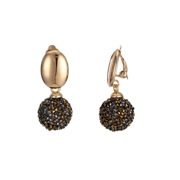 Imane clip earring - Brown