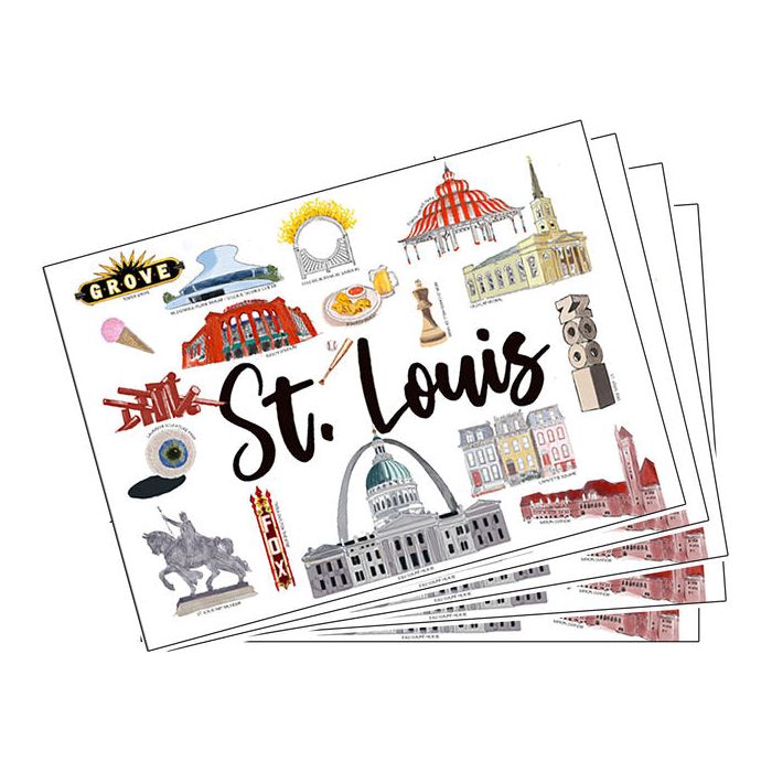 St. Louis 5 x 7 Greeting Card