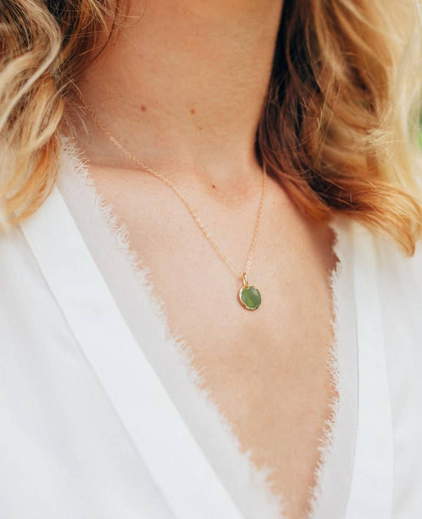 Clean Slate Charm Necklace - Sterling Silver