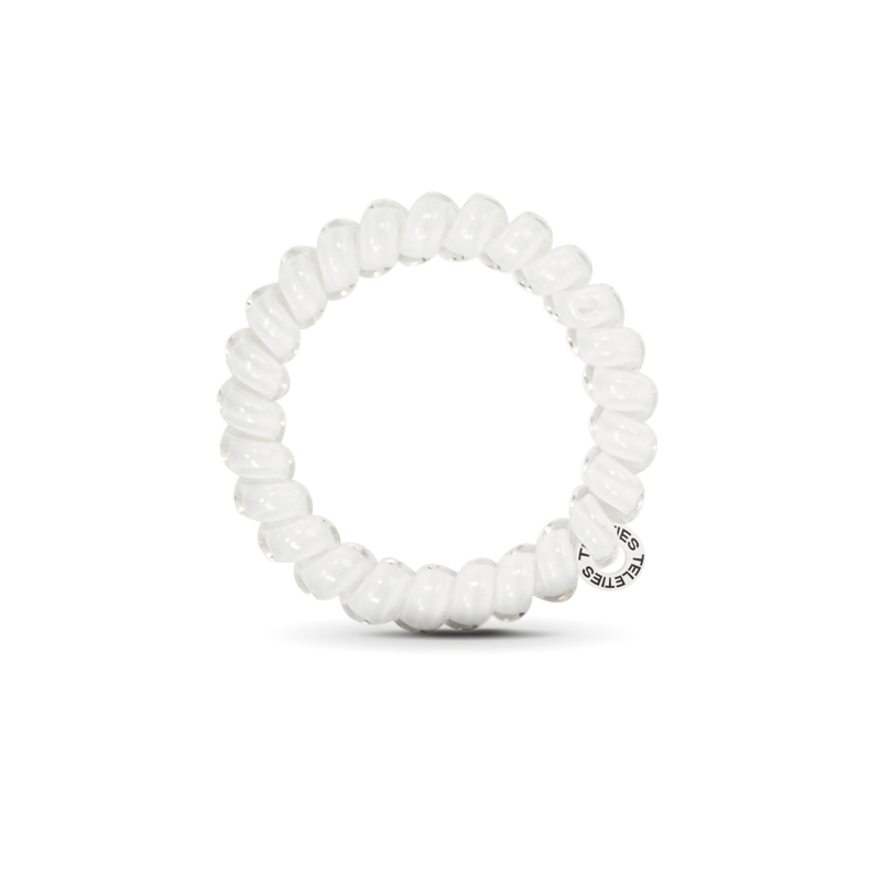 Spiral Hair Coils | Large | Coconut White Hair Ties: Large