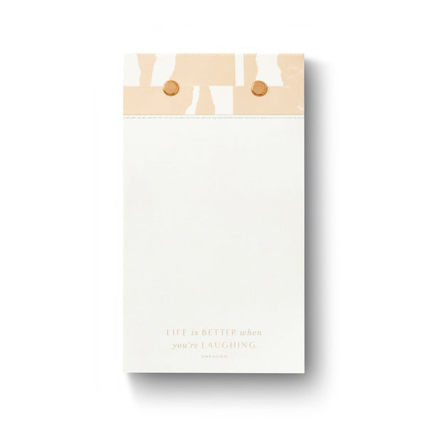 Life Is Better When You're Laughing List Pad