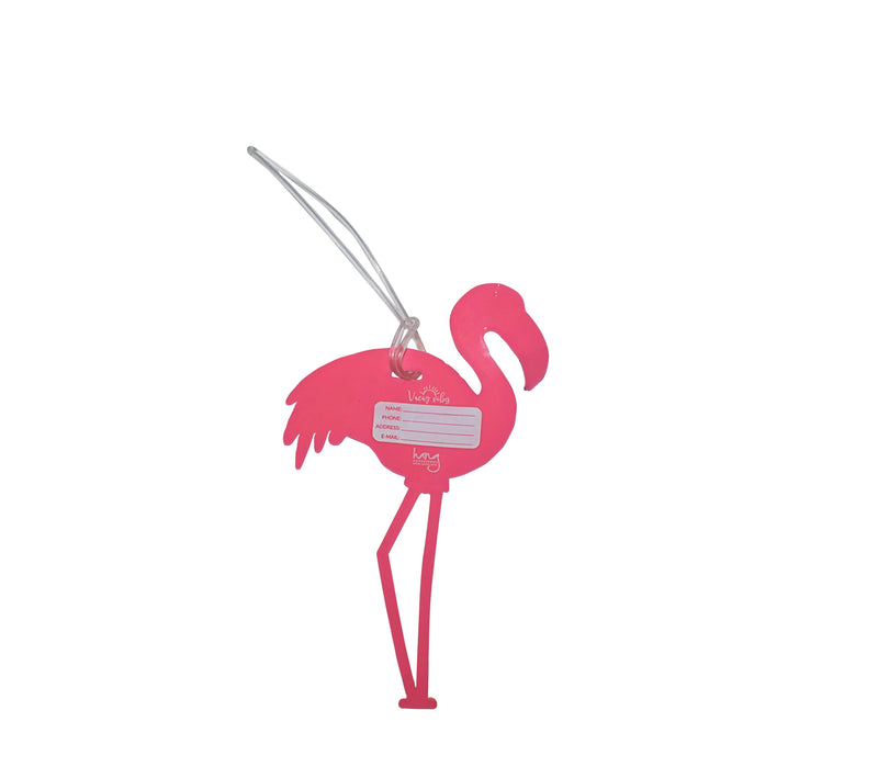 Flamingo Silicone Luggage Tag