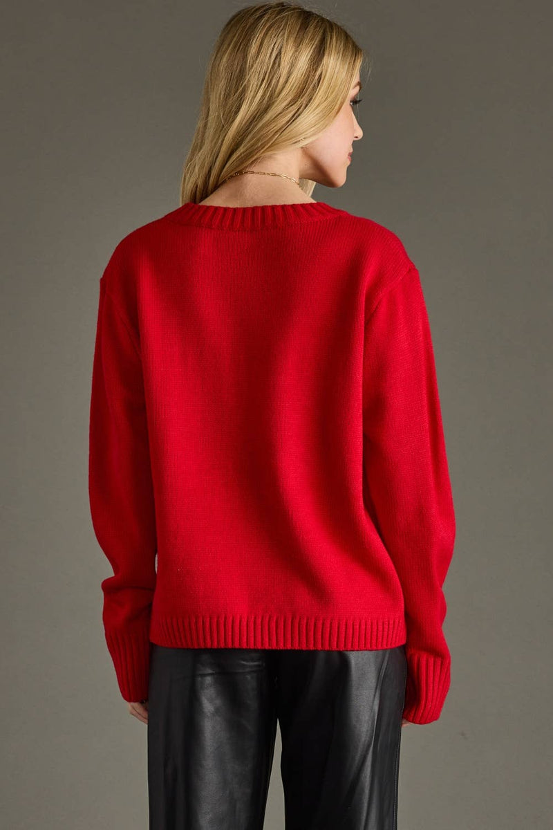 Red & Green Merry Sweater
