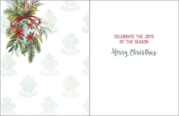 Christmas Greeting Card - Victorian Ornaments