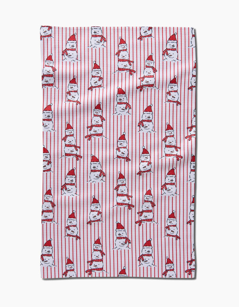 Silly Snowman Tea Towel