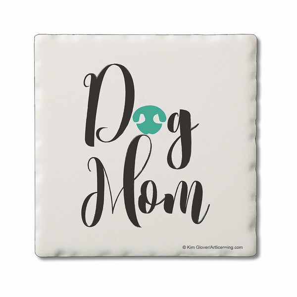 Dog Mom Square Single Coaster