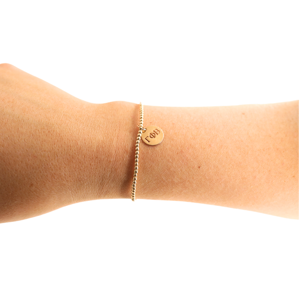 Gamma Phi Beta Charm Bracelet: Petite 6.25 inch