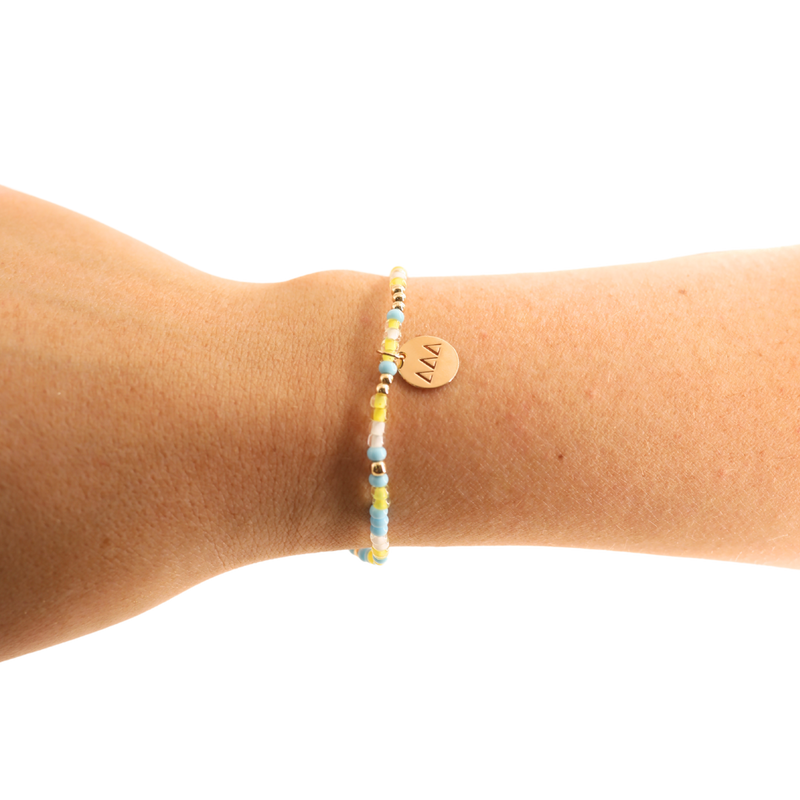 Tri Delta Sprinkle Charm Bracelet: Petite 6.25 inch