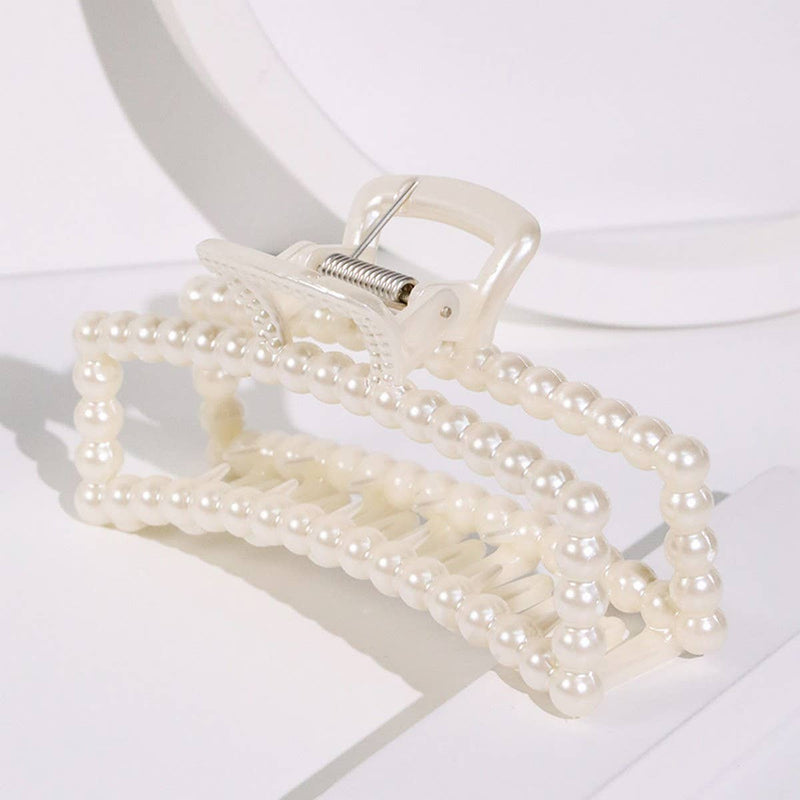 Chic Pearl Heart Claw Clip – Minimalist Hair Grip_CWAHA5650: TYPE5 / (OS) 1