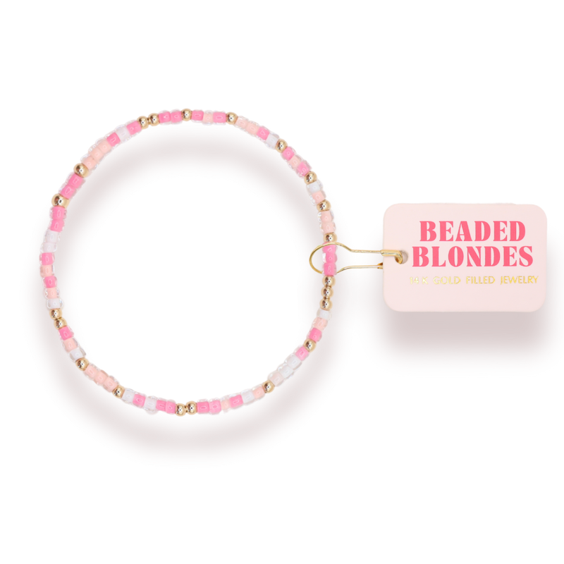 Gamma Phi Beta Sprinkle Bracelet: Petite 6.25 inch