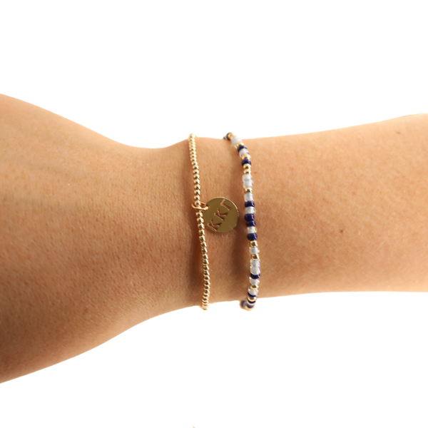 Kappa Kappa Gamma Charm Bracelet: Petite 6.25 inch