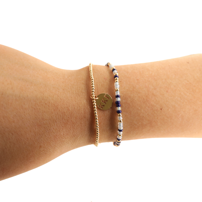 Kappa Kappa Gamma Charm Bracelet: Petite 6.25 inch