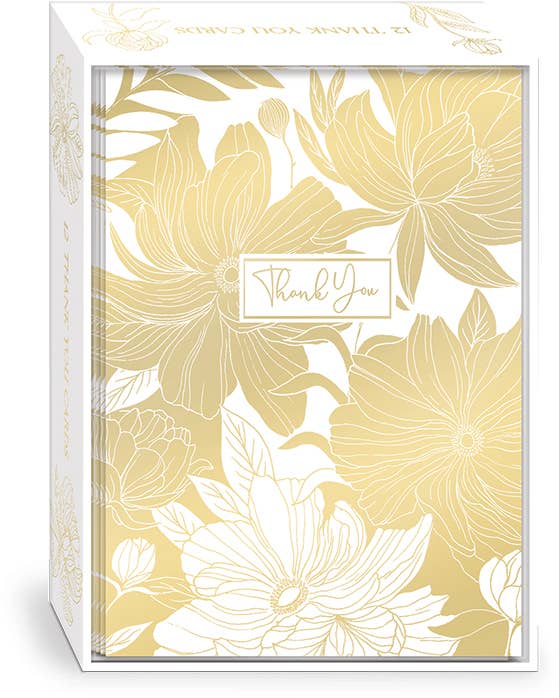Window Box Notecards -White Dahlias