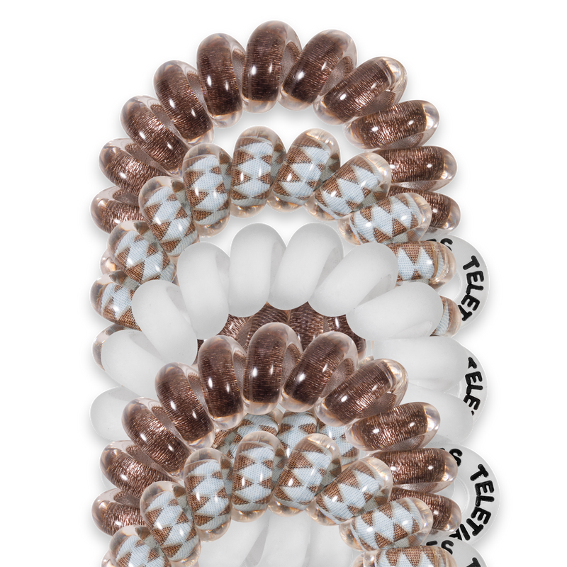 Spiral Hair Coils | Tiny | Truly Taupe Hair Ties