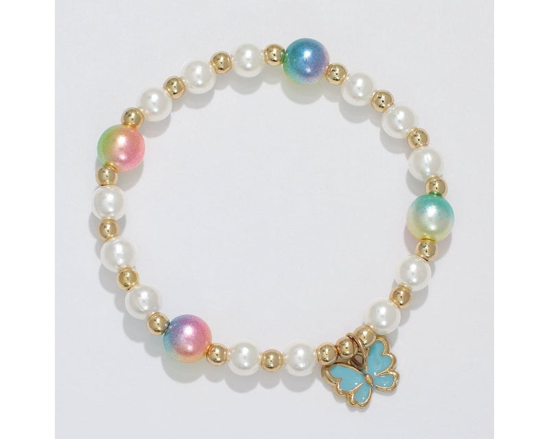 Bracelet-Little Love-Aqua Butterfly