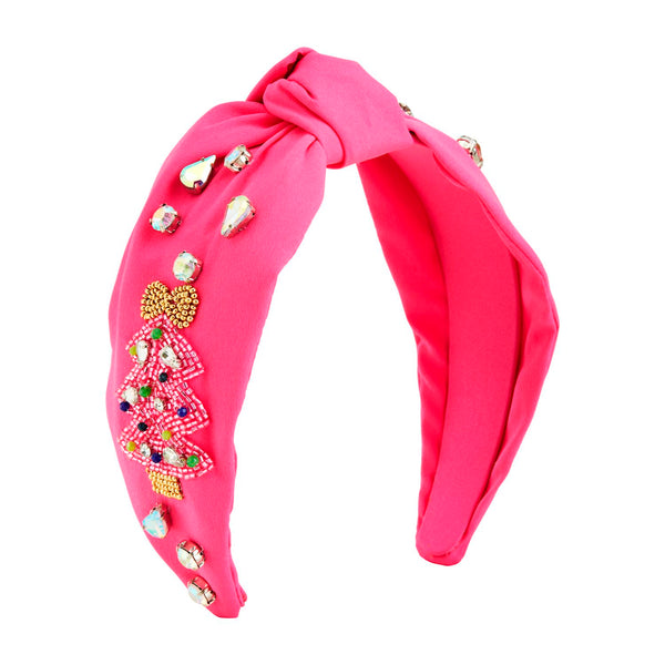 Pink Holiday Headband