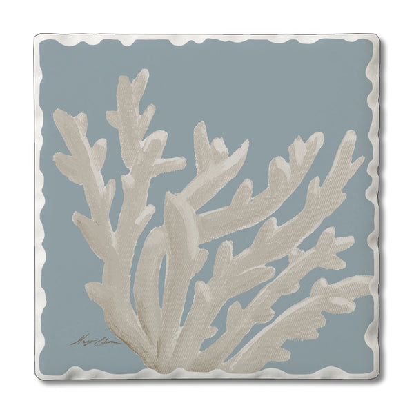 Coral Reefs Square Single Coaster