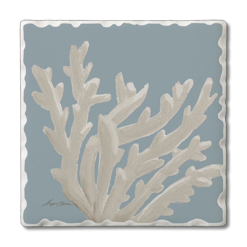 Coral Reefs Square Single Coaster