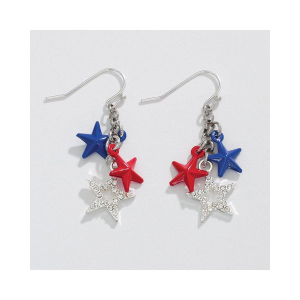 Stars Cluster with Crystals Earrings