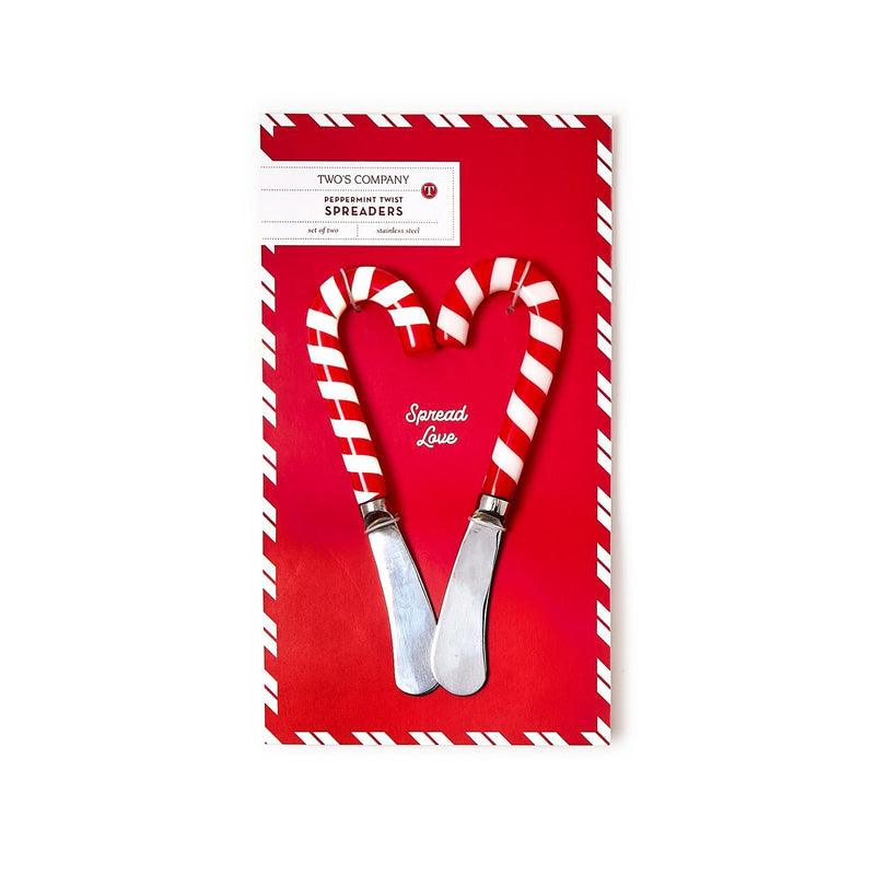 Peppermint Spreaders Set of 2