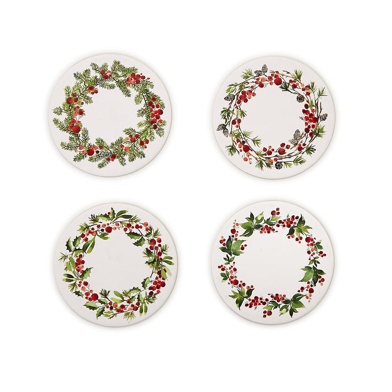 Merry Berry Paper Coasters - Set of 24