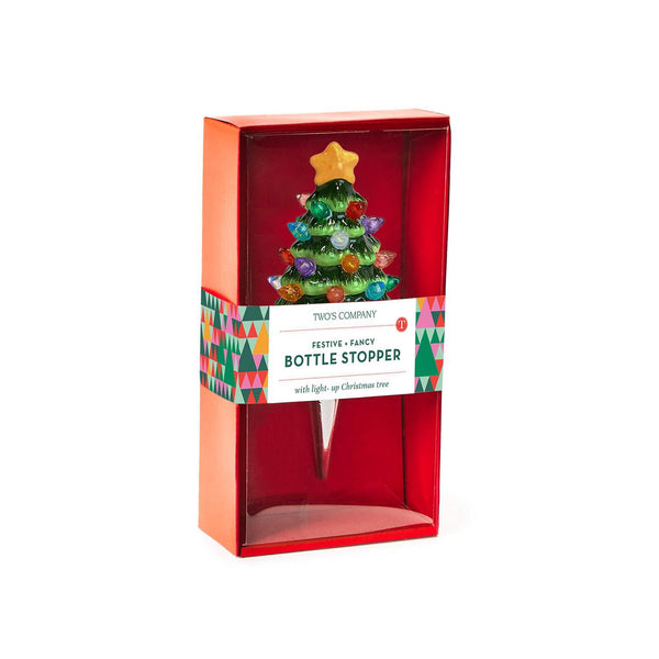 Light Up Tree Bottle Stopper