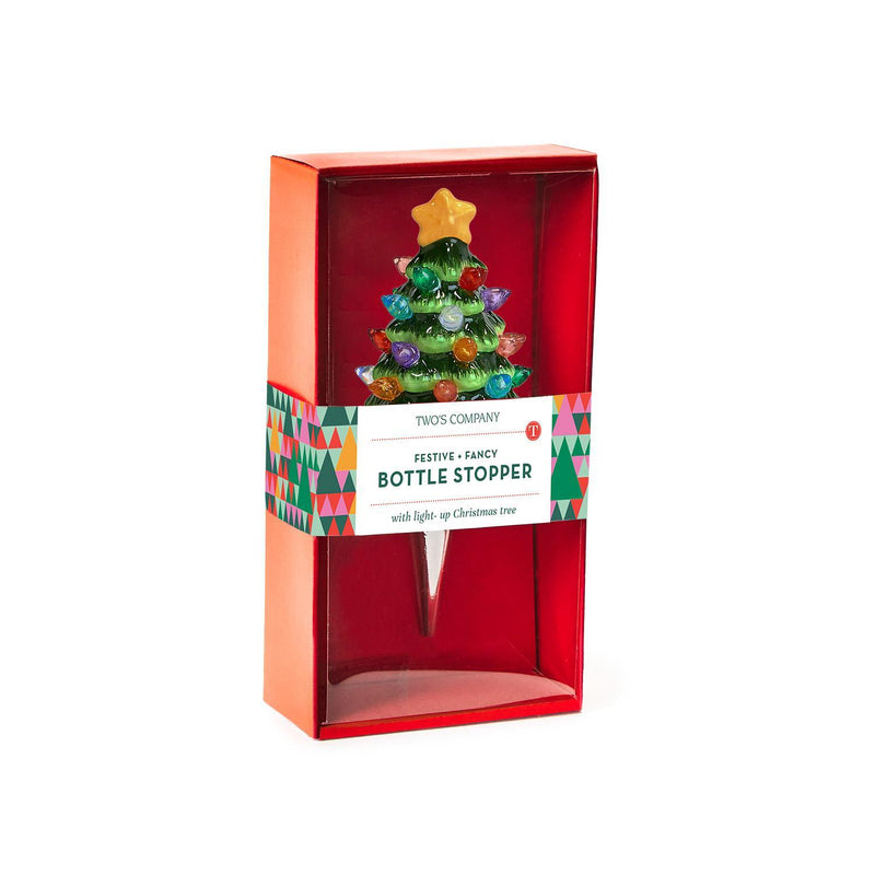 Light Up Tree Bottle Stopper